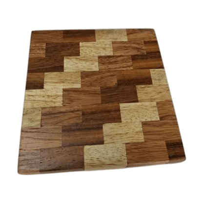 WOOD COASTER SQUARE SHAPE (POLISH)